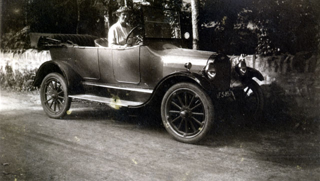 Car at St Mawgan, Cornwall