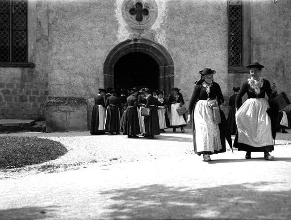 Ladies leaving church- Germany
