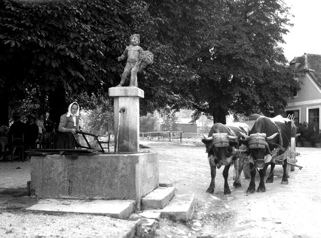 Woman at well- Austria