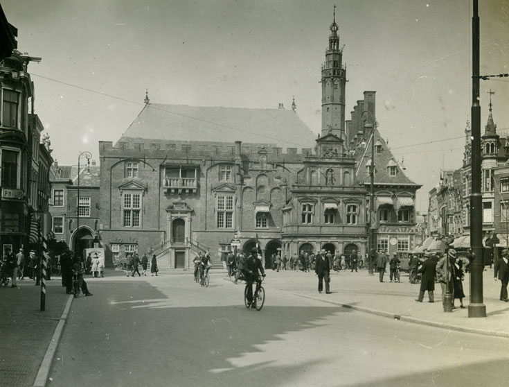 Old photo of 'Stadhuis' Haarlem - City Hall