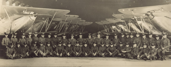 RAF Squadron with Hawker aircraft