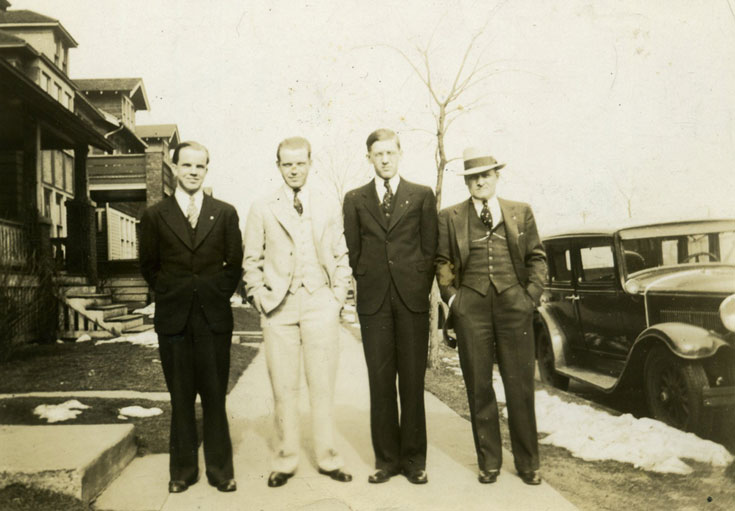 Al Capone and his mates
