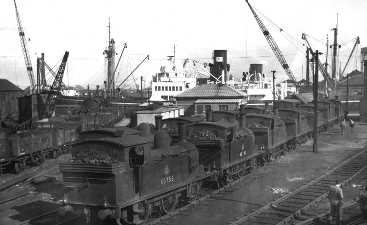 Alexandra Dock at Hull in the 1950s