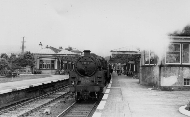 73148 at Coupar Angus/Gleneagles railway station