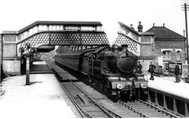 Amersham & Chesham Bois station in 1936