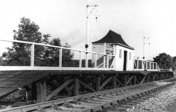 Backney Halt Railway Station 1950s