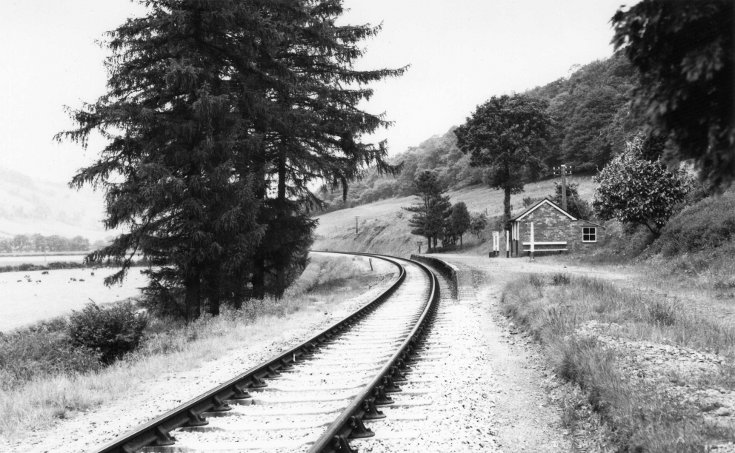 Aberedw Railway Station in 1950s