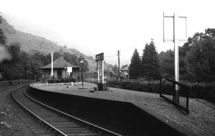 Ardlui railway station in the 1950s