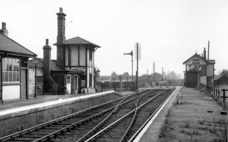 Arksey railway station in 1955