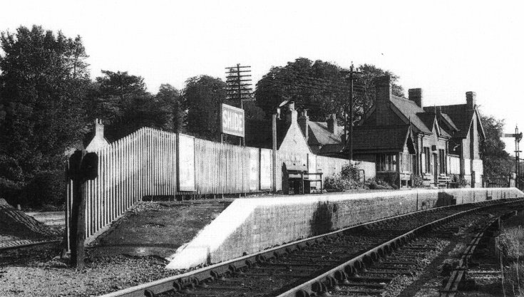Shide Railway Station c1940s