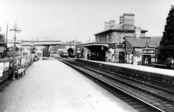 Abergavenny railway station in 1905