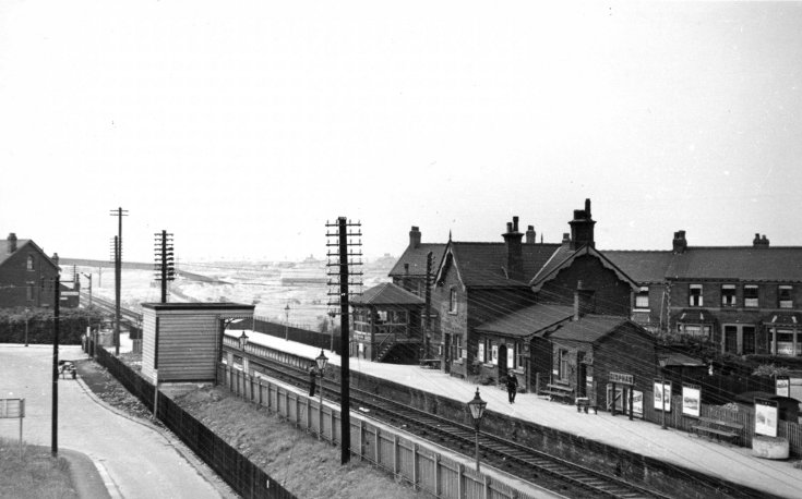 Bispham railway station c1950
