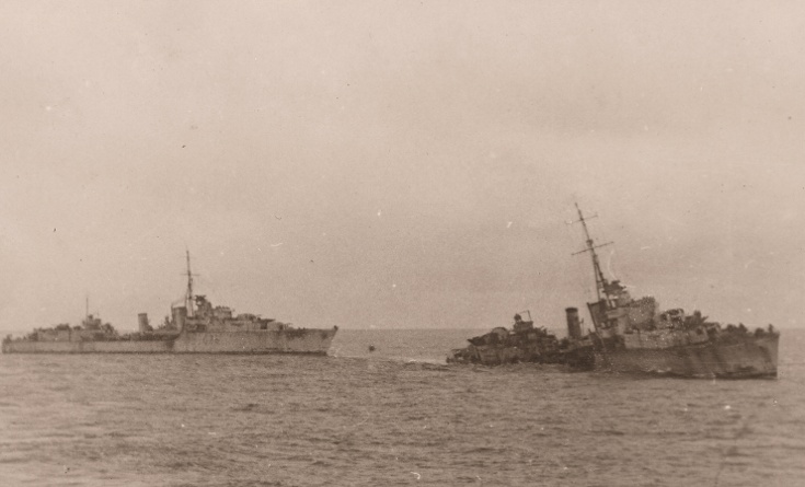 H.M.S. Somali in 1942
